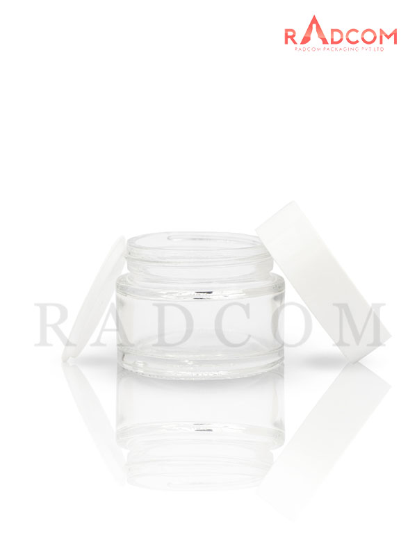 KIMBLE® Amber Glass Straight-Sided Jars, Convenience Packs (Caps Attached),  with PTFE-Faced LDPE Foam, 125 mL