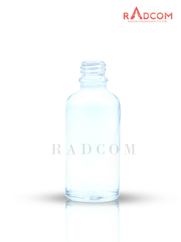 50ML Clear Glass Dropper Bottle