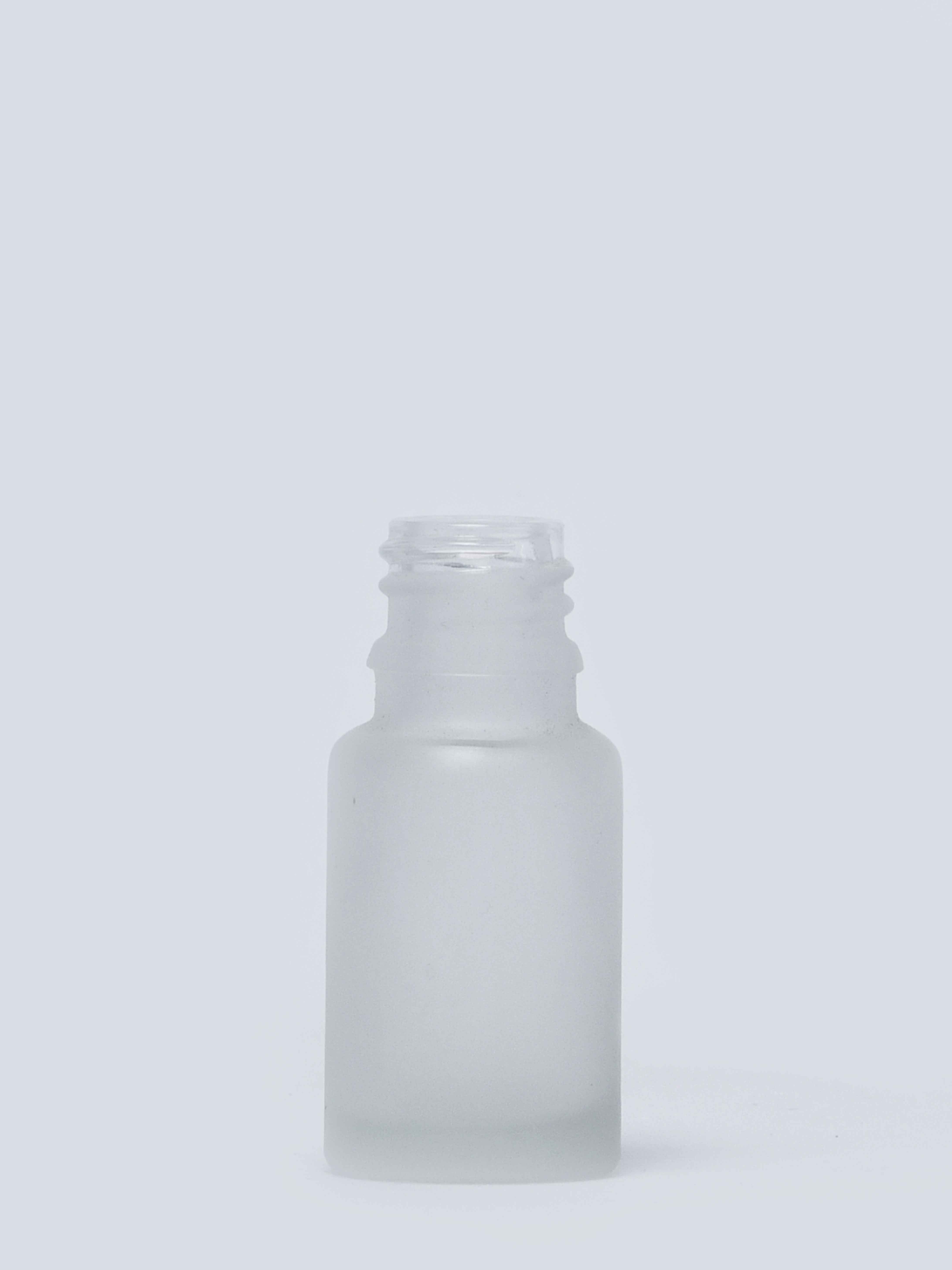 10ML Clear Frosted Glass Dropper Bottle