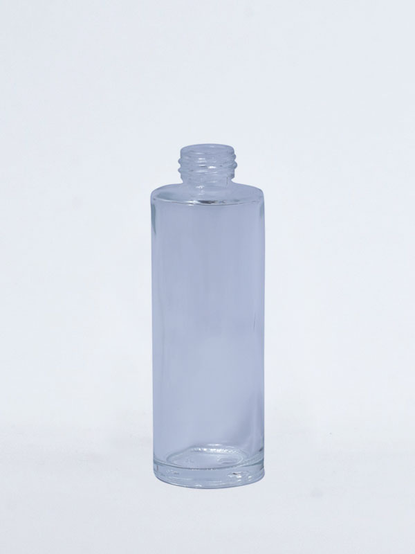 60ML Broad and Straight Shoulder Clear Lotion Glass Bottles